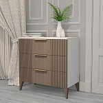 Комод коричневый с 3-мя ящиками на 4-х ножках Harper Line варинант исполнения - 2 | Loft Concept в Грозном