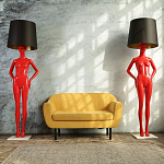 Лампа MANNEQUIN LAMP с абажуром созерцание силуэта варинант исполнения - 5 | Loft Concept в Грозном