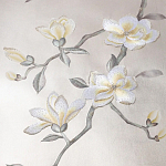 Обои Magnolia Canopy Colourway SC-288 on Natural Mica metallic silk варинант исполнения - 1 | Loft Concept в Грозном