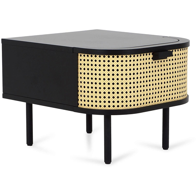 Тумба Ankio bedside table Черный Тумба Ankio bedside table Черный в Грозном | Loft Concept