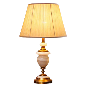 Настольная лампа керамическая с тканевым абажуром Millennium