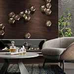 Гипсовая 3D панель с принтографией PM-41 варинант исполнения - 1 | Loft Concept в Грозном