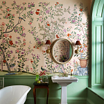 Обои ручная роспись Houghton Edo Blush варинант исполнения - 1 | Loft Concept в Грозном