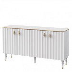 Консоль с дверками и белым рельефным фасадом Expanses of Beauty варинант исполнения - 2 | Loft Concept в Грозном