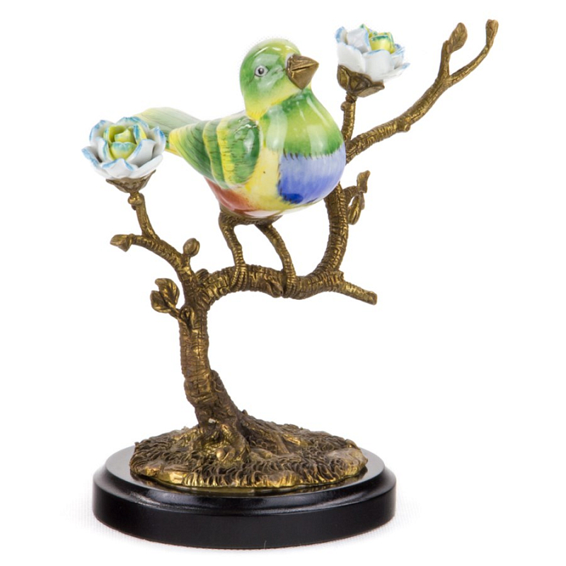 Статуэтка Light Green Bird Мульти Бронза Статуэтка Light Green Bird Мульти Бронза в Грозном | Loft Concept