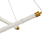 Светодиодная люстра Trumpet Tube Brass  варинант исполнения - 3 | Loft Concept в Грозном