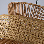 Подвесной светильник с абажуром из натуральных материалов Light Inside the Cell варинант исполнения - 7 | Loft Concept в Грозном