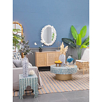 Зеркало овальное с багетом в виде кораллов Coral Dеcor варинант исполнения - 4 | Loft Concept в Грозном