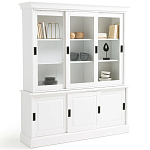 Витрина из массива сосны Cobbett White Wood Showcase варинант исполнения - 1 | Loft Concept в Грозном