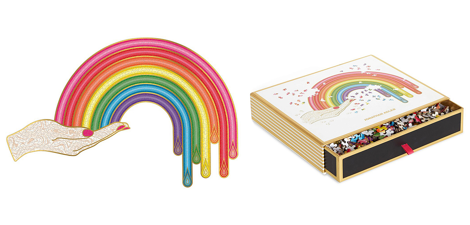 Пазлы RAINBOW HAND SHAPED PUZZLE Jonathan Adler Пазлы RAINBOW HAND SHAPED PUZZLE Jonathan Adler - Loft-Concept в Грозном