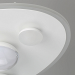 Потолочный светильник овальной формы белого цвета с 7-ю лампами Lunar Pebbles варинант исполнения - 9 | Loft Concept в Грозном