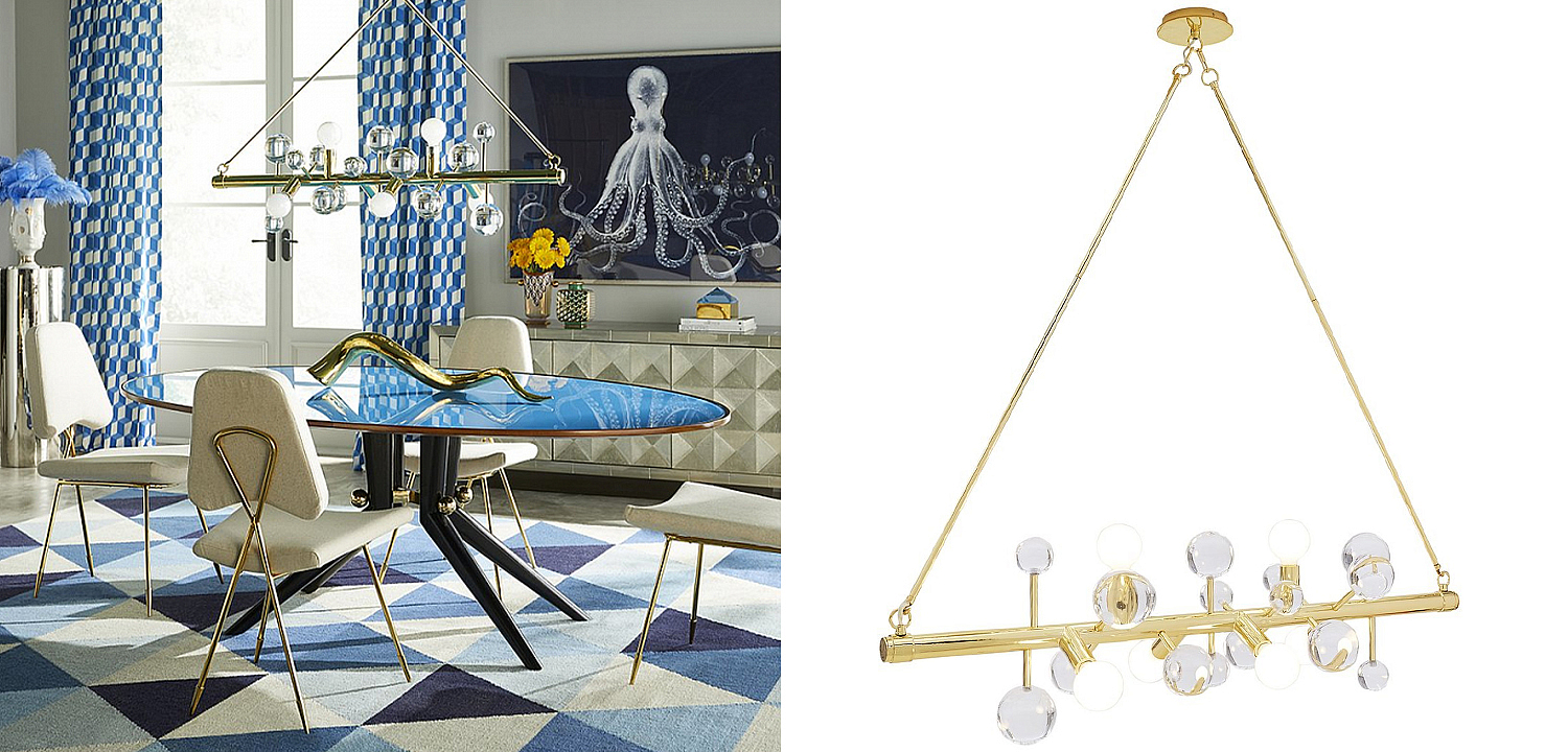 Люстра Jonathan Adler SIX-LIGHT LINEAR CHANDELIER Clear Люстра Jonathan Adler SIX-LIGHT LINEAR CHANDELIER Clear - Loft-Concept в Грозном