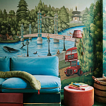 Обои ручная роспись Little London Jubilee Colourway варинант исполнения - 3 | Loft Concept в Грозном