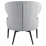 Современное мягкое кресло на металлических ножках Rakush Grey варинант исполнения - 3 | Loft Concept в Грозном