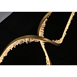 Подвесной светильник обрамленный элементами в виде кристаллов Smooth Shine варинант исполнения - 4 | Loft Concept в Грозном