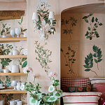 Обои ручная роспись Botanical Studies Cutter colourway варинант исполнения - 3 | Loft Concept в Грозном