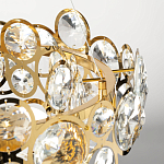 Люстра подвесная из золотых колец 57 см Golden Circles варинант исполнения - 8 | Loft Concept в Грозном