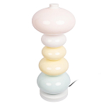 Настольная лампа из стеклянных сфер в пастельных тонах Высота 48 см Pastel Lunaria варинант исполнения - 2 | Loft Concept в Грозном