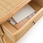 Консоль из плетеного ротанга с ящиками Armelle Rattan Console варинант исполнения - 4 | Loft Concept в Грозном