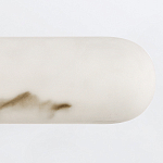 Бра для ванных комнат вертикальное с вытянутым плафоном из алебастра Hinkley варинант исполнения - 5 | Loft Concept в Грозном