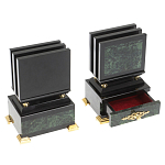 Настольный письменный набор из нефрита в подарочной коробке Victorious варинант исполнения - 11 | Loft Concept в Грозном