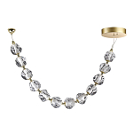 Подвесной светильник из прозрачных шаров Bubbles Bocci варинант исполнения - 5 | Loft Concept в Грозном