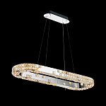 Люстра овальная с мозаичным хрустальным оформлением Sparks of Crystal варинант исполнения - 4 | Loft Concept в Грозном