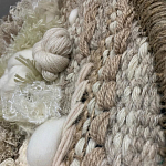 Круглый Вязанный Гобелен Абстракция Breath of Mist Wall Hanging варинант исполнения - 2 | Loft Concept в Грозном