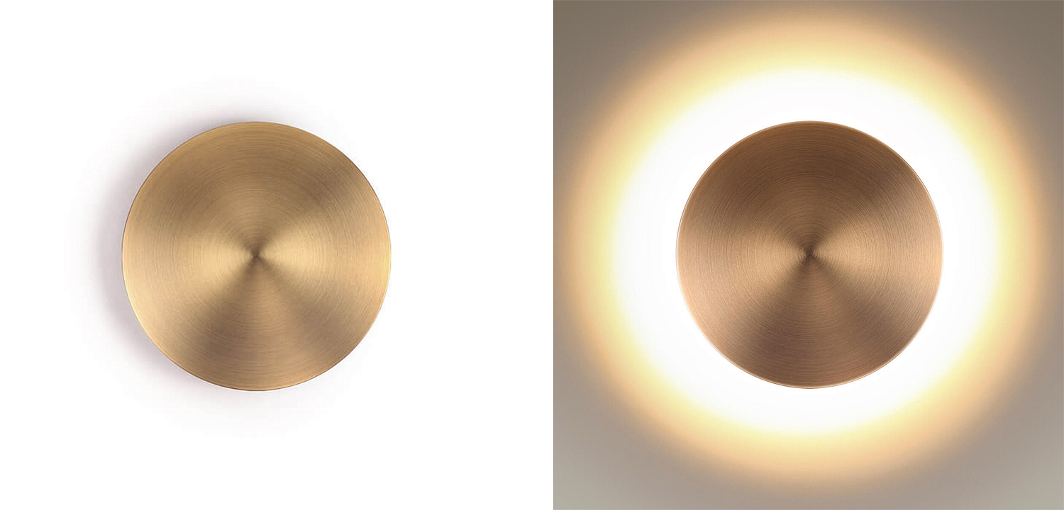 Бра Disco Piatto Bronze Sconce Бра Disco Piatto Bronze Sconce - Loft-Concept в Грозном