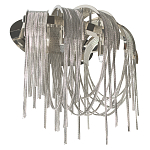 Бра с металиическими цепочками и дугообразными элементами Atlantis Chain варинант исполнения - 5 | Loft Concept в Грозном