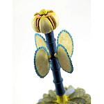 Статуэтка тропический фрукт Pandora Tropical Fruit Grey Yellow Flower варинант исполнения - 1 | Loft Concept в Грозном