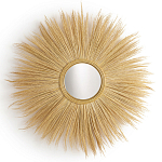 Зеркало с бахромой из растительных волокон WICKER MIRROR 120 варинант исполнения - 1 | Loft Concept в Грозном