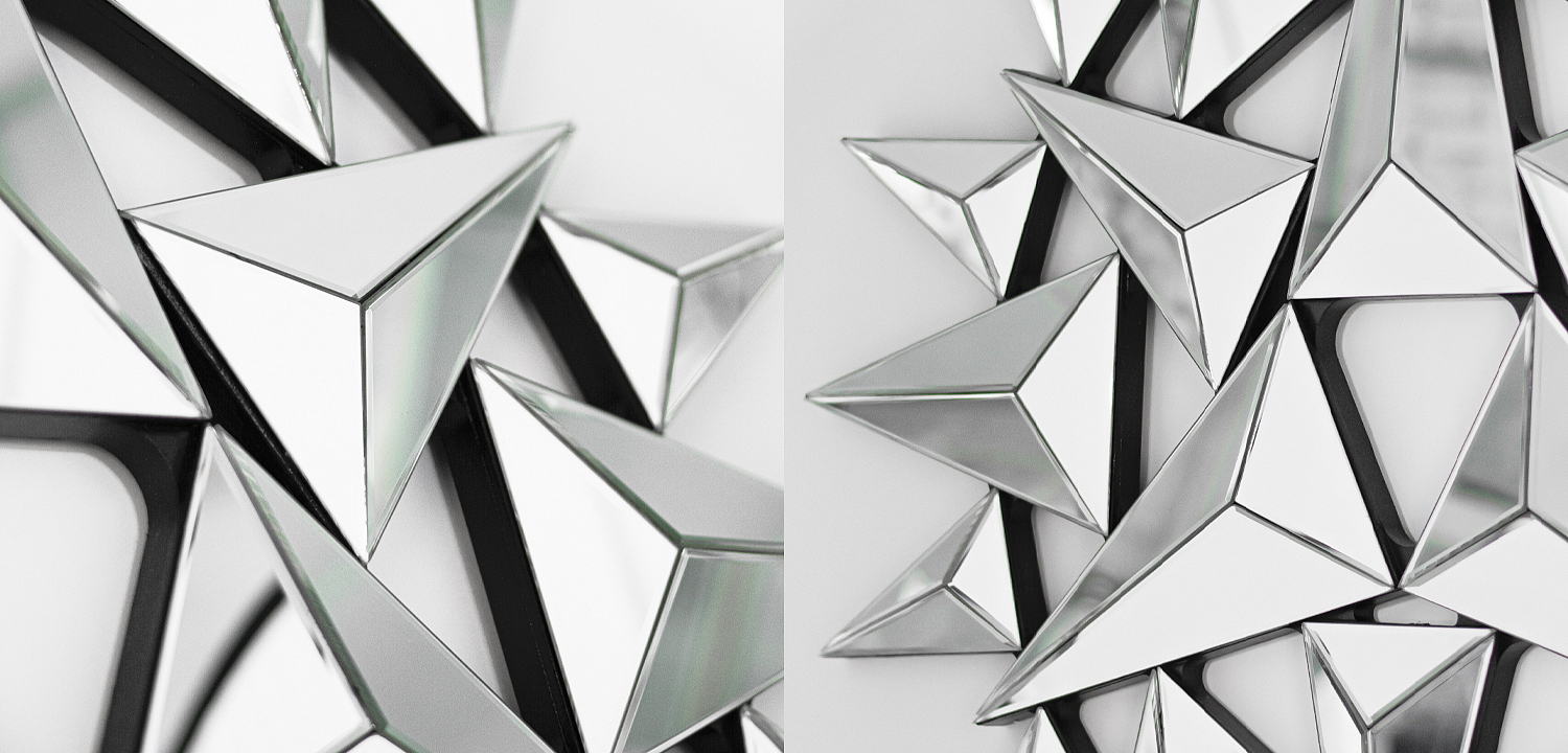 Арт-объект на стену Mirror Spikes Арт-объект на стену Mirror Spikes - Loft-Concept в Грозном