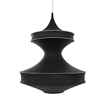 Подвесной вязаный черный светильник «Моника» варинант исполнения - 1 | Loft Concept в Грозном