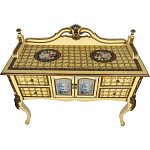 Комод деревянный Illustration of flowers варинант исполнения - 2 | Loft Concept в Грозном