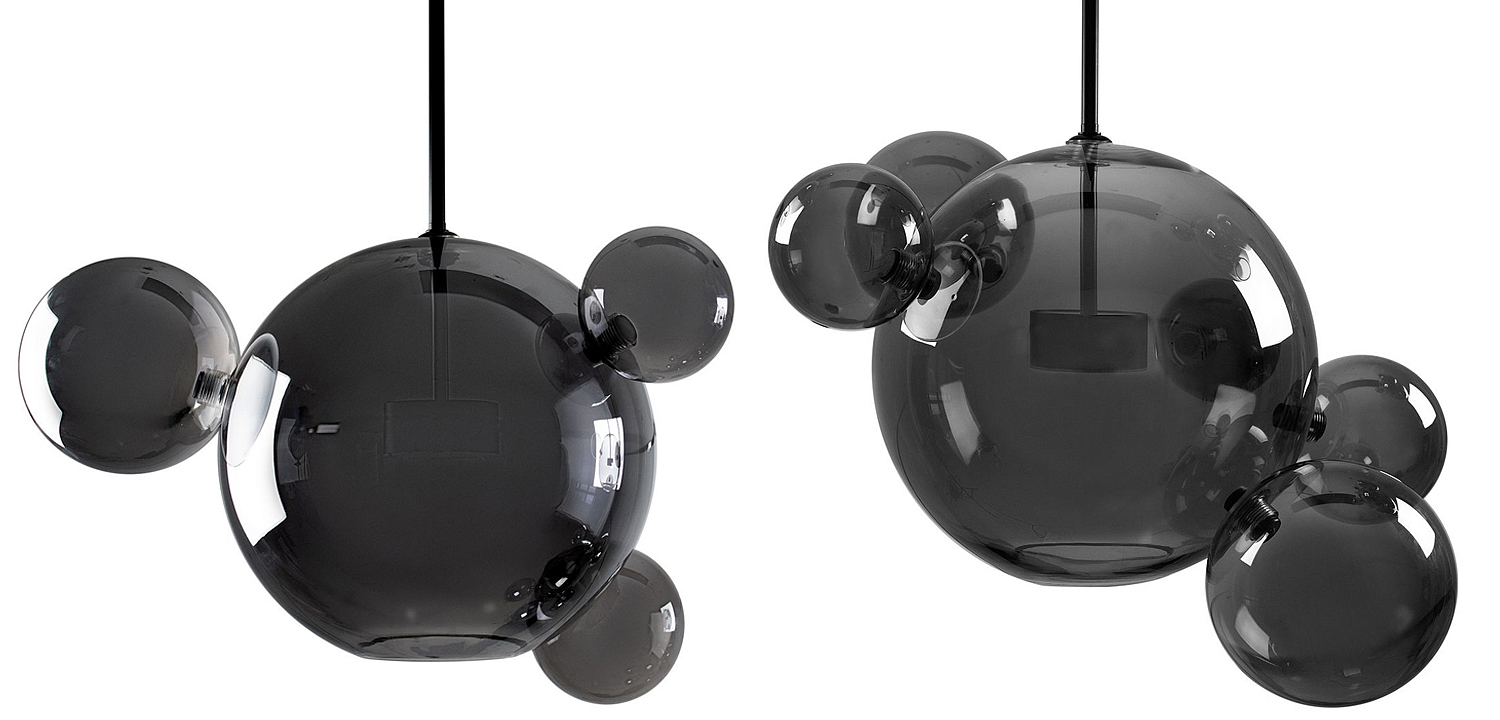 Люстра Bolle Circular Chandelier 14 BUBBLE Giopato & Coombes smoky Люстра Bolle Circular Chandelier 14 BUBBLE Giopato & Coombes smoky - Loft-Concept в Грозном
