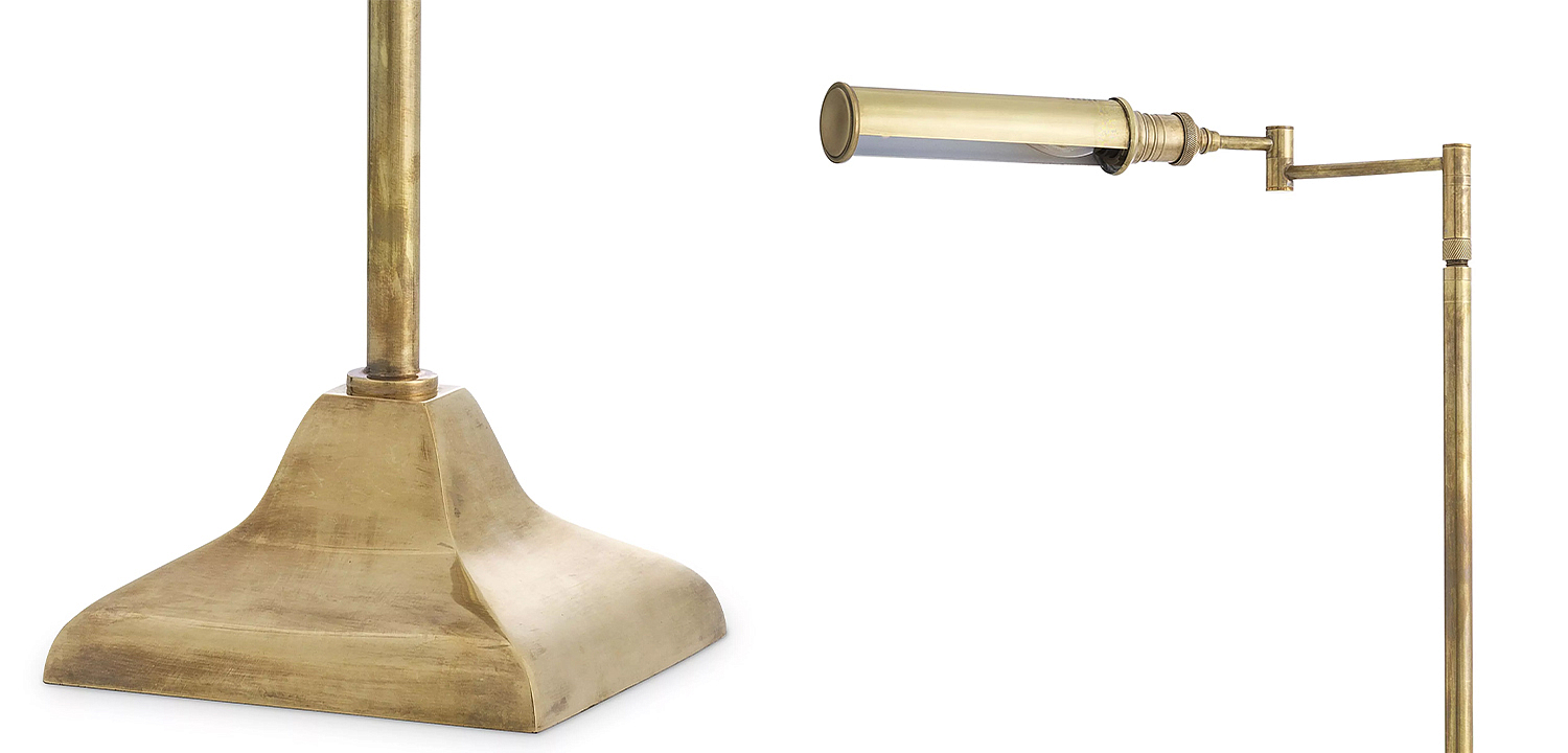 Торшер Eichholtz Floor Lamp Kingston Brass - Loft-Concept в Грозном