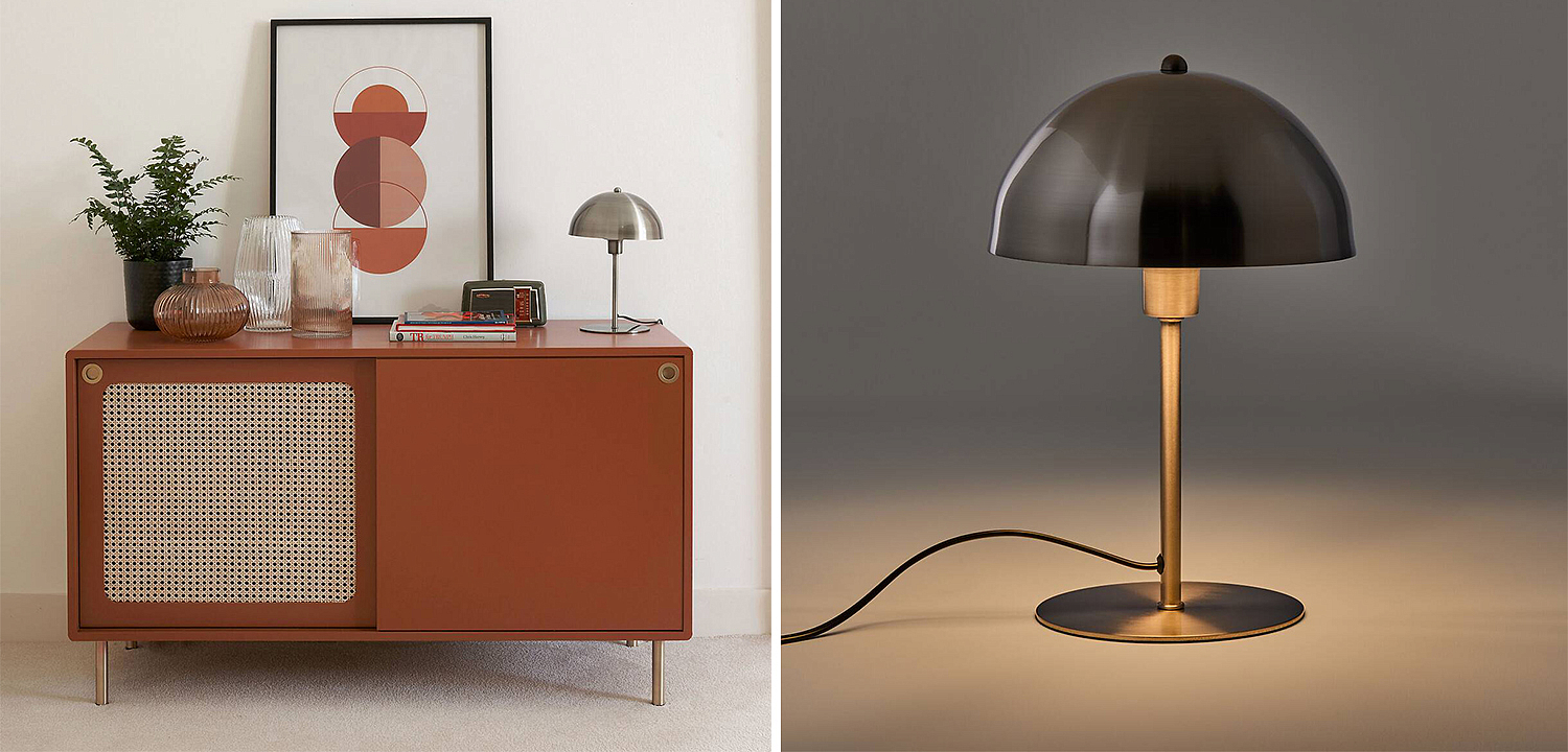 Настольная лампа Umbel Table Lamp Gray Настольная лампа Umbel Table Lamp Gray - Loft-Concept в Грозном