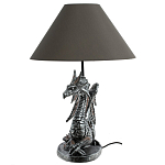 Настольная лампа с абажуром Дракон Silver Dragon варинант исполнения - 4 | Loft Concept в Грозном