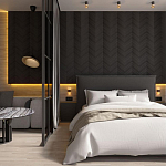 Гипсовая 3D панель с принтографией PE-08 варинант исполнения - 1 | Loft Concept в Грозном