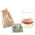 Камни для охлаждения виски из натурального камня жадеит Natural Stone Cube варинант исполнения - 5 | Loft Concept в Грозном