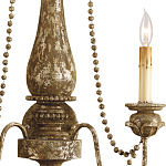 Бра состаренное с нитями из бусин Aged Silhouette варинант исполнения - 1 | Loft Concept в Грозном