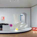 Настольная дизайнерская лампа Poltronova Passiflora Yellow Table Lamp варинант исполнения - 10 | Loft Concept в Грозном