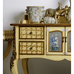 Комод деревянный Illustration of flowers варинант исполнения - 5 | Loft Concept в Грозном