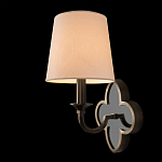 Бра с белым текстильным абажуром и фигурным основанием с зеркальной вставкой Vitorino варинант исполнения - 15 | Loft Concept в Грозном