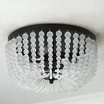 Потолочный светильник круглый с стеклянными бусинами Uniformity варинант исполнения - 3 | Loft Concept в Грозном