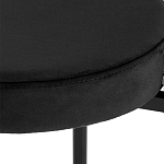 Табурет с мягким круглым сиденьем RIO Black варинант исполнения - 3 | Loft Concept в Грозном