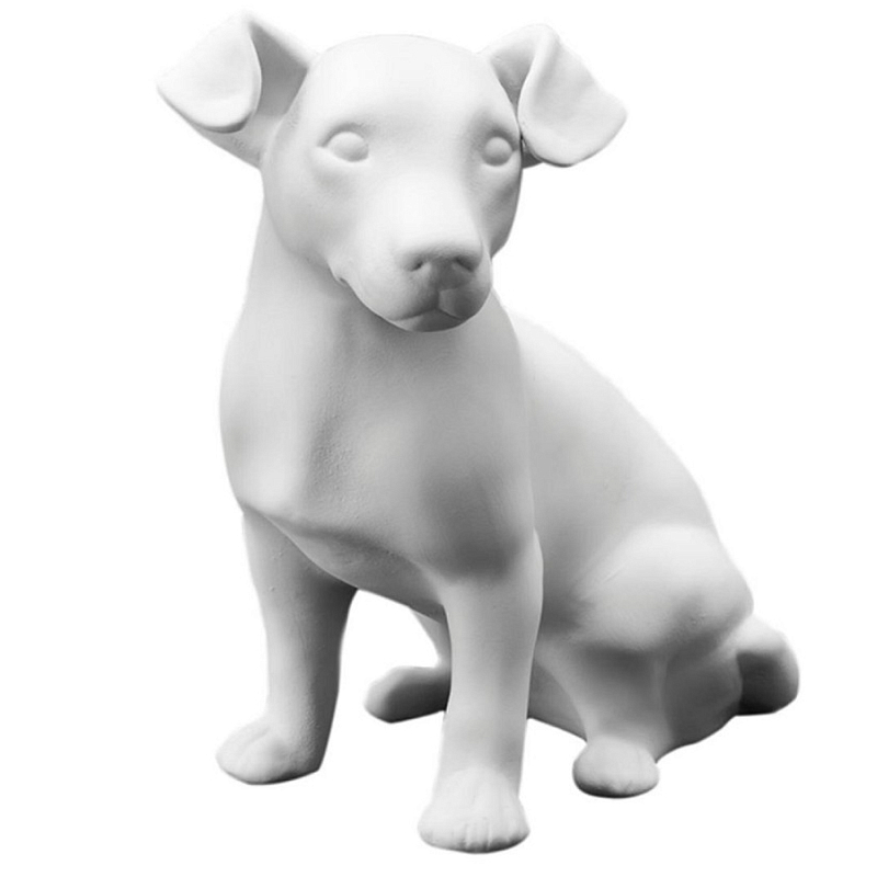 Статуэтка Jack Russel Bisc. Белый Статуэтка Jack Russel Bisc. Белый в Грозном | Loft Concept