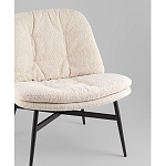 Кресло лаунж Tail молочный варинант исполнения - 2 | Loft Concept в Грозном