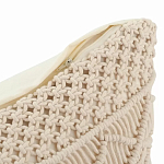 Чехол на подушку с макраме бежевого цвета Macrame варинант исполнения - 3 | Loft Concept в Грозном